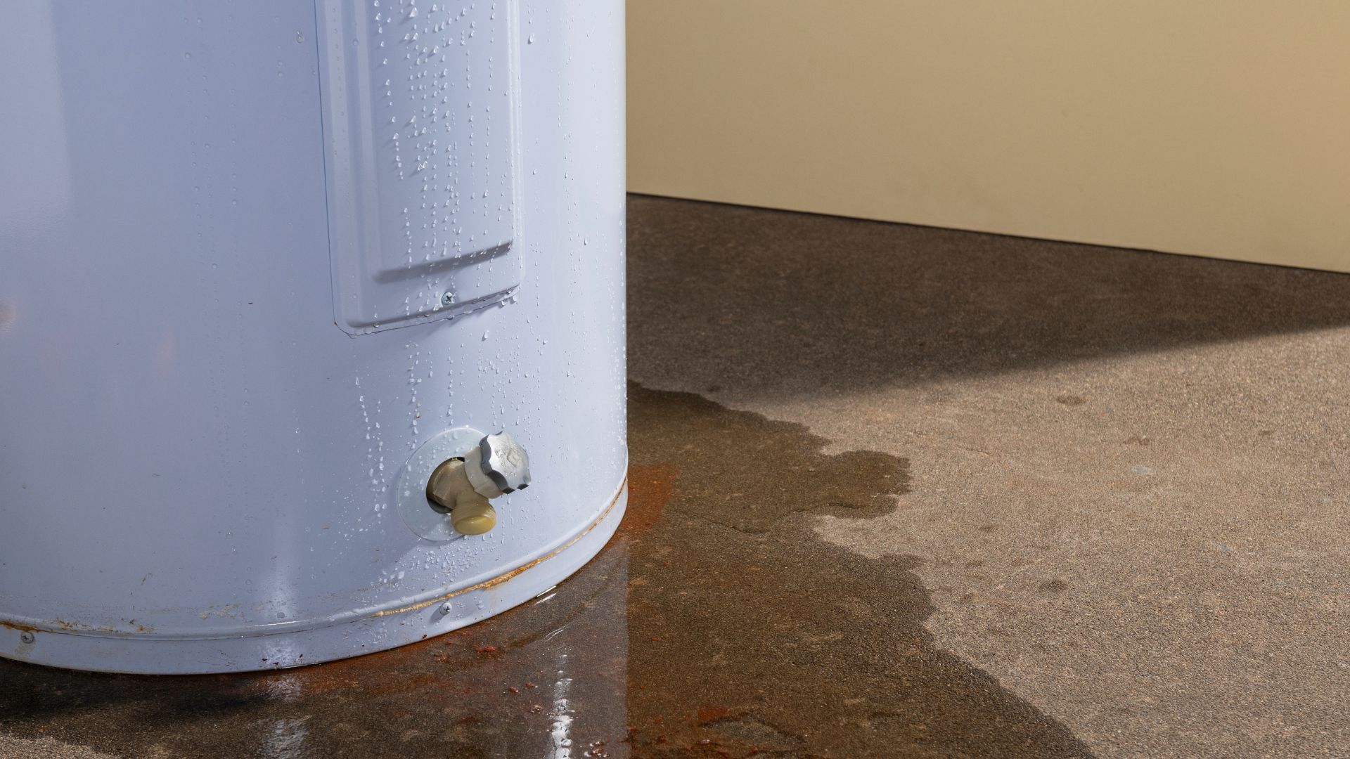 a water heater that is leaking and broken and needs repair